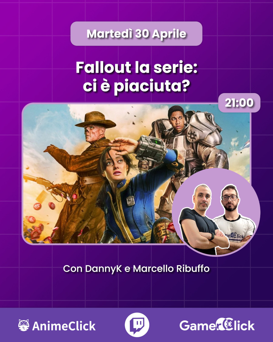 AnimeClick e GamerClick su Twitch: programma dal 29 aprile al 5 maggio AnimeClick e GamerClick su Twitch: programma dal 29 aprile al 5 maggio
